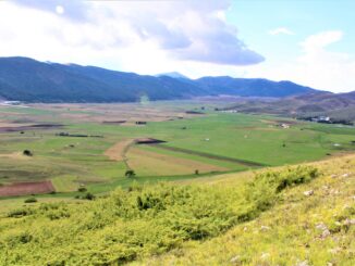 Panorama dell'Altopiano delle Cinquemiglia nell'Alto Sangro