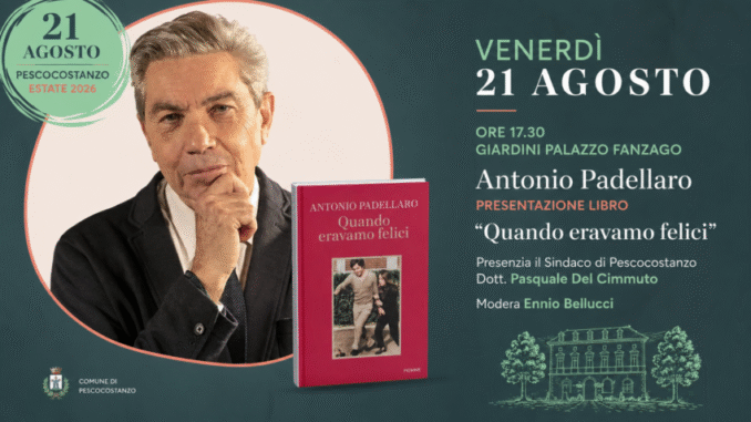 Locandina evento Padellaro e Schettino a Pescocostanzo