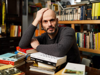Nicola Lucchi, autore del romanzo Il giardino dei fiori infelici, presentato a Castel di Sangro