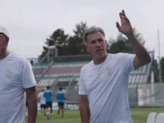 Careca e Alemão in visita al ritiro del Napoli a Castel di Sangro