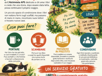 Locandina LIBROVIA de L'Alchimista APS ad Alfedena: leggere, condividere, far circolare
